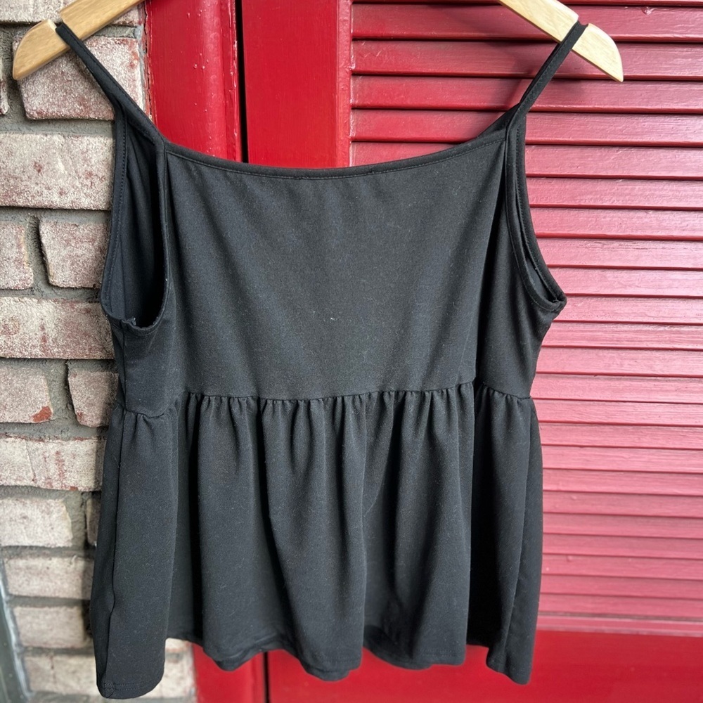 SHEIN Large Black Baby Doll Tank Top - Picture 3 of 6